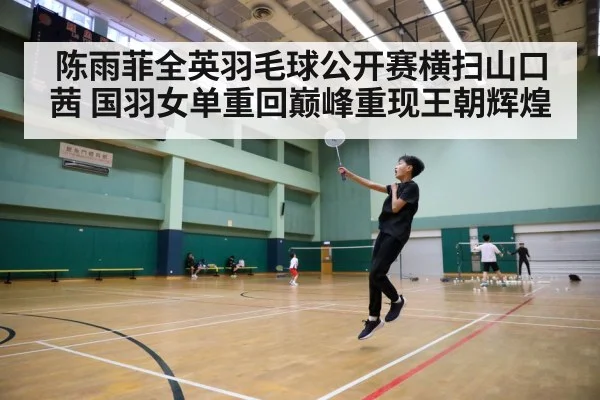 badminton court action