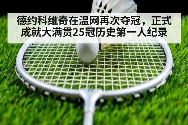 德约科维奇在温网再次夺冠,正式成就大满贯25冠历史第一人纪录
